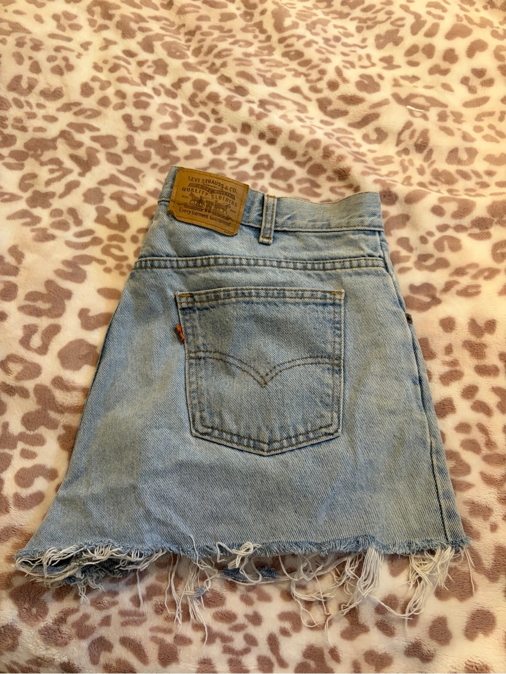 Levi's Light Blue Denim - Frayed Hem